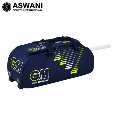 Gunn & Moore 606 Junior Wheelie Kit Bag, Navy 