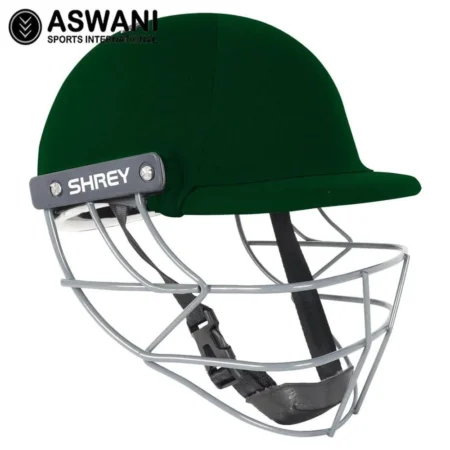 2024 Shrey Performance 2.0 Cricket Helmet, Steel Grill, Green 