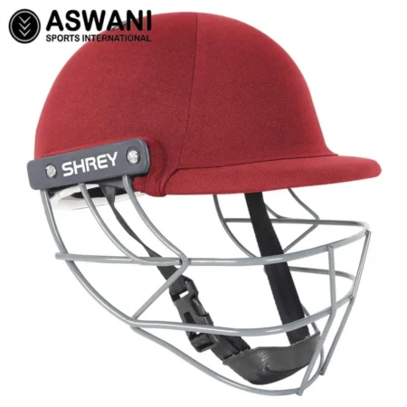 2024 Shrey Performance 2.0 Cricket Helmet, Steel Grill, Maroon 